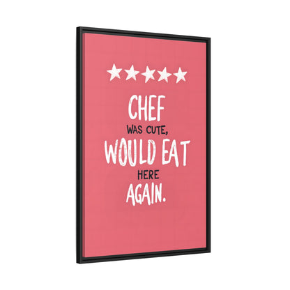 Framed Canvas - Chef’s Charm