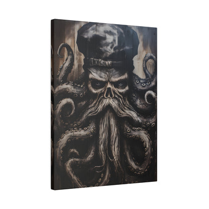 .75&quot; Matte Canvas - Kraken Captain&