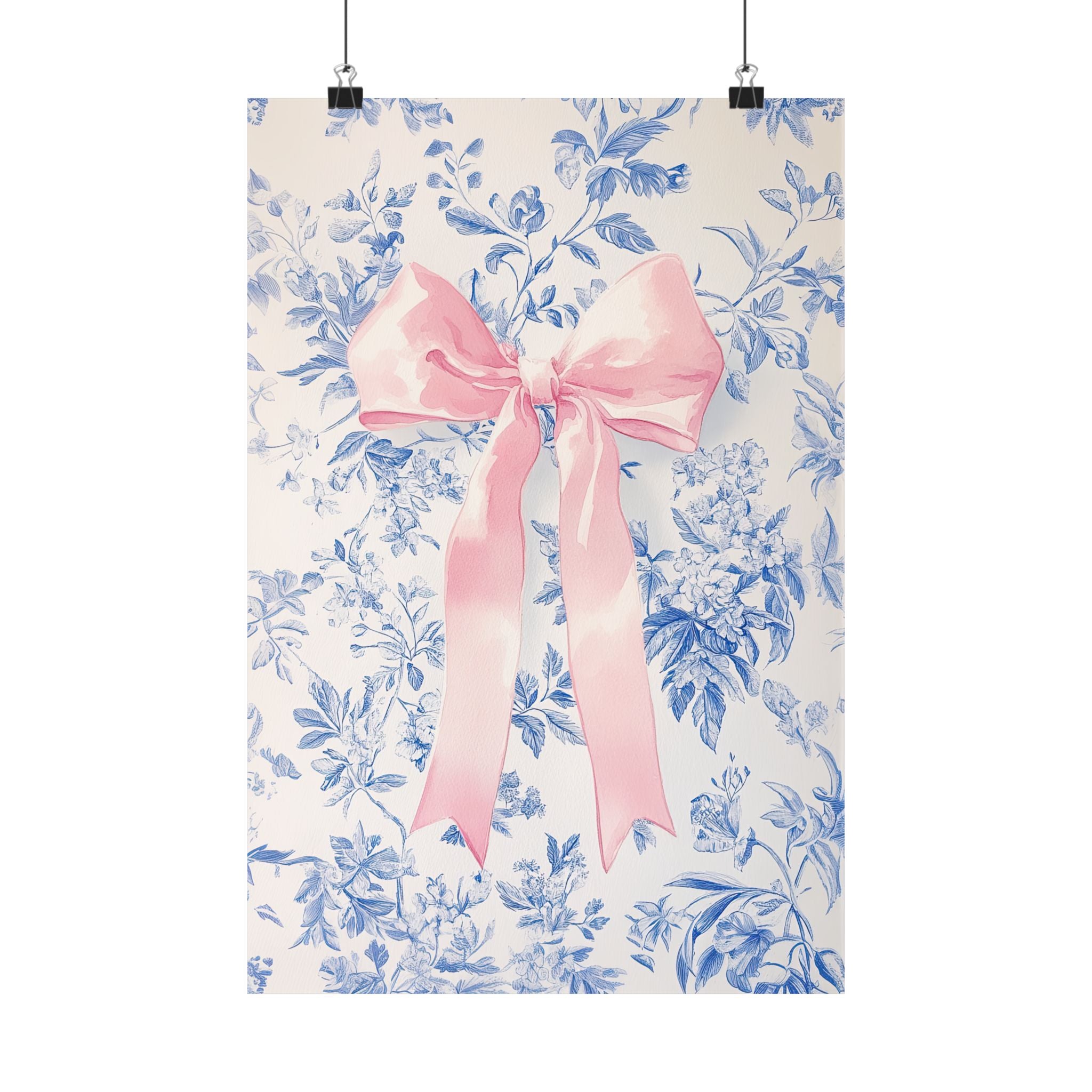 Pink Bow Floralscape