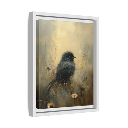 Framed Canvas - Golden Meadow Bird