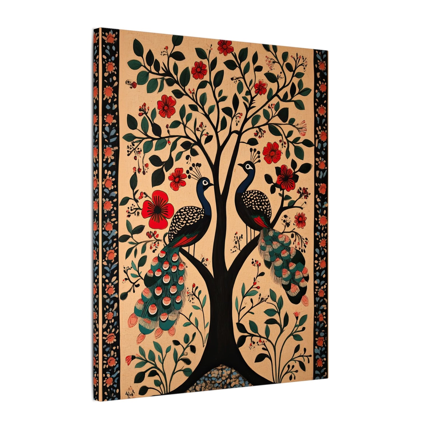 .75" Matte Canvas - Lovers Under Blooming Canopy