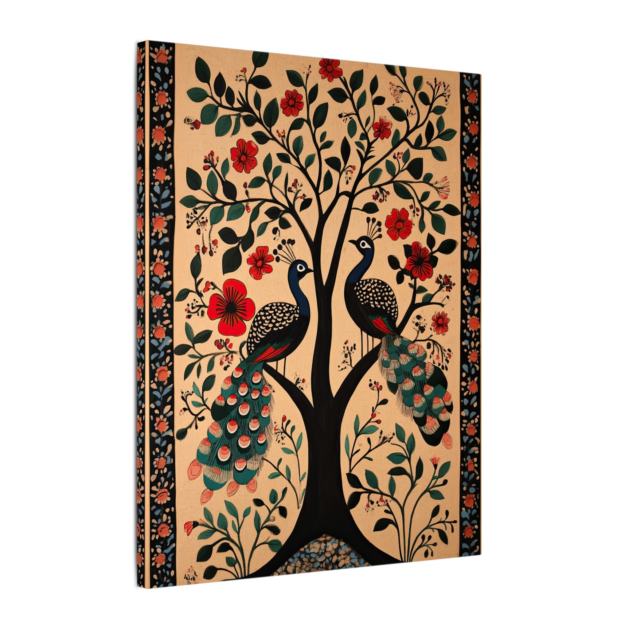 .75" Matte Canvas - Lovers Under Blooming Canopy