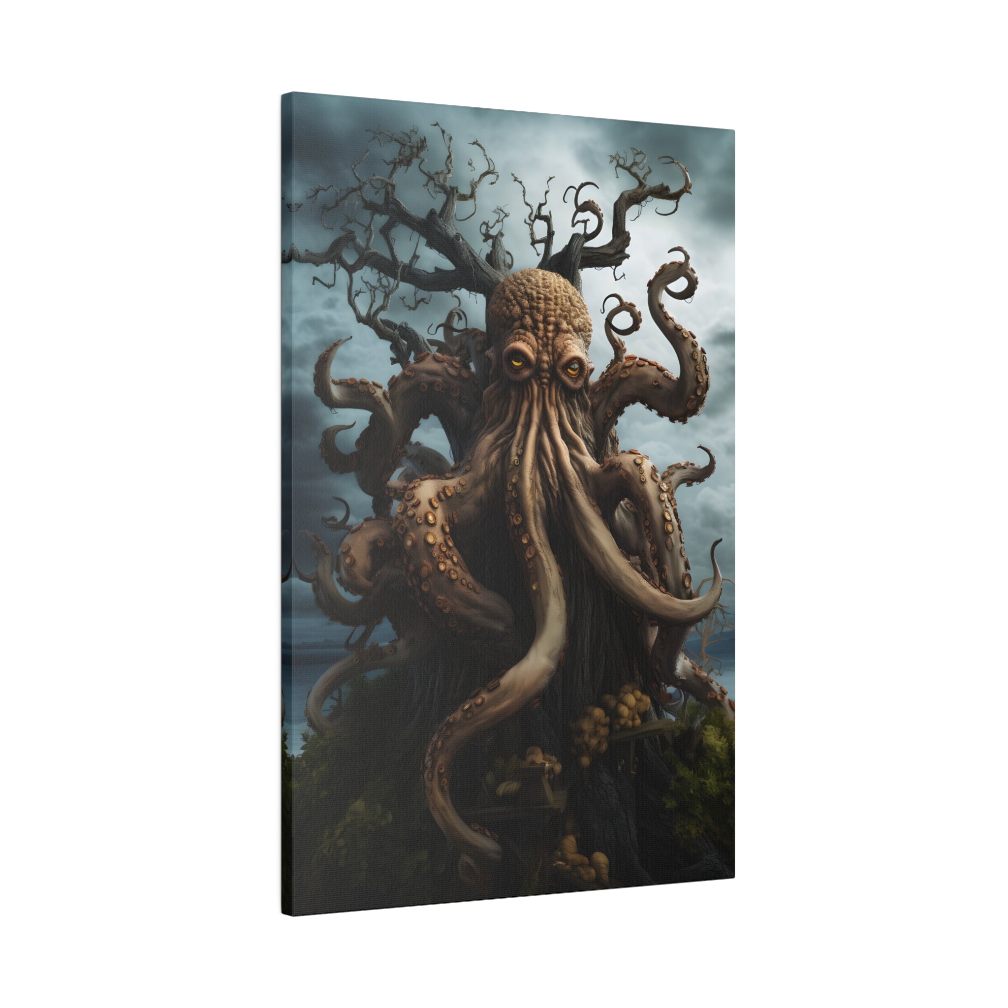 .75&quot; Matte Canvas - Cthulhu&