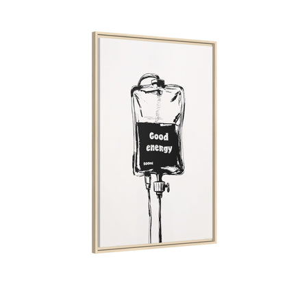 Framed Canvas - Good Energy IV Bag