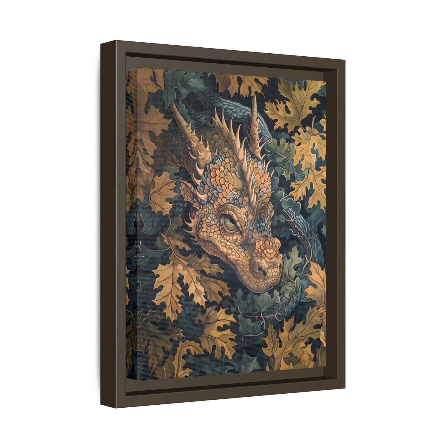 Framed Canvas - Enchanted Forest Dragon