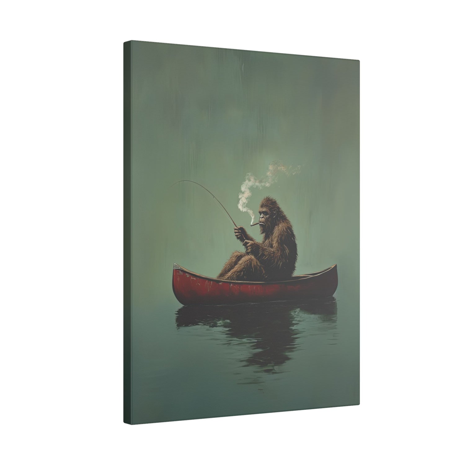 .75&quot; Matte Canvas - Bigfoot Canoe Adventure