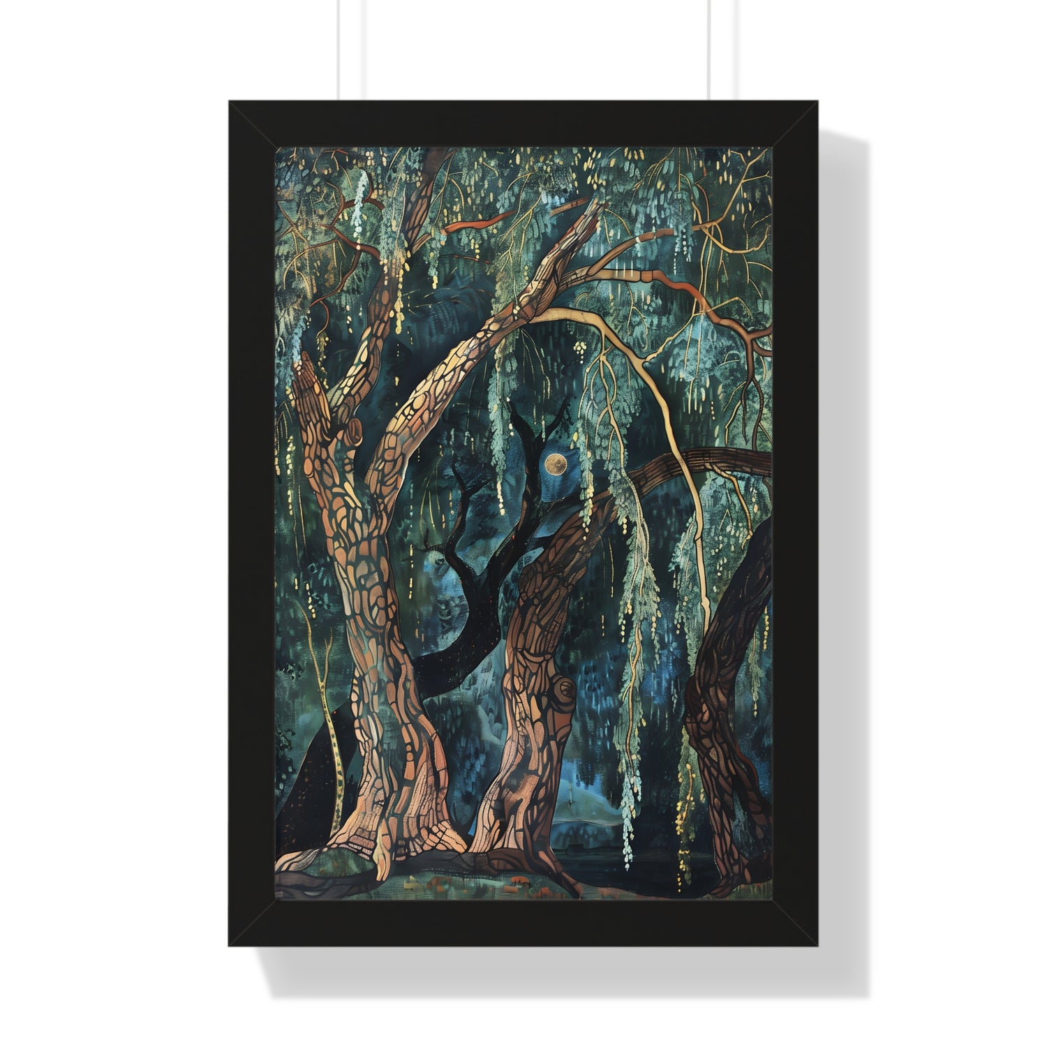 Framed Paper Print - Morris Willow Whispers