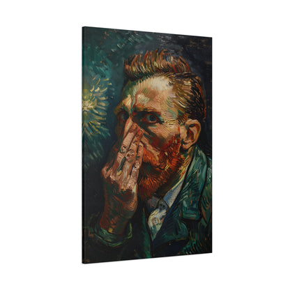 1.25" Matte Canvas - Van Gogh Stinky Glare