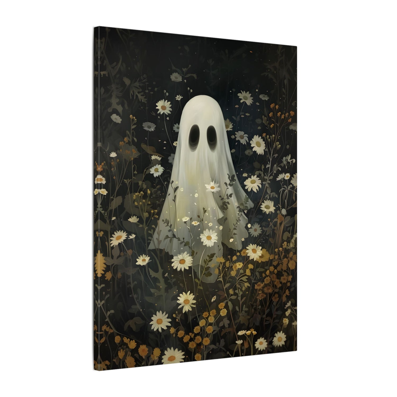 .75" Matte Canvas - Daisy Meadow Ghost