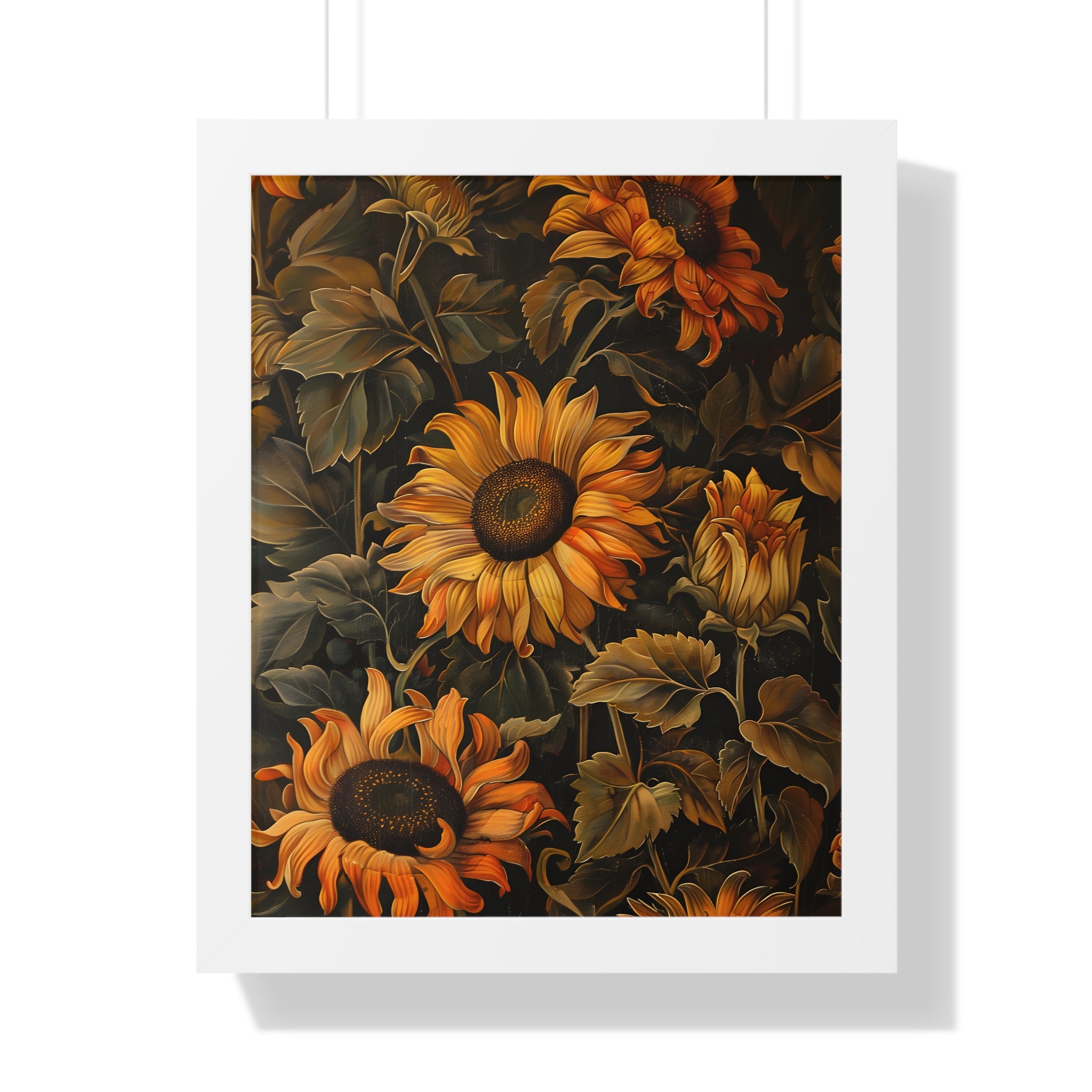 Framed Paper Print - Sunflower Glow