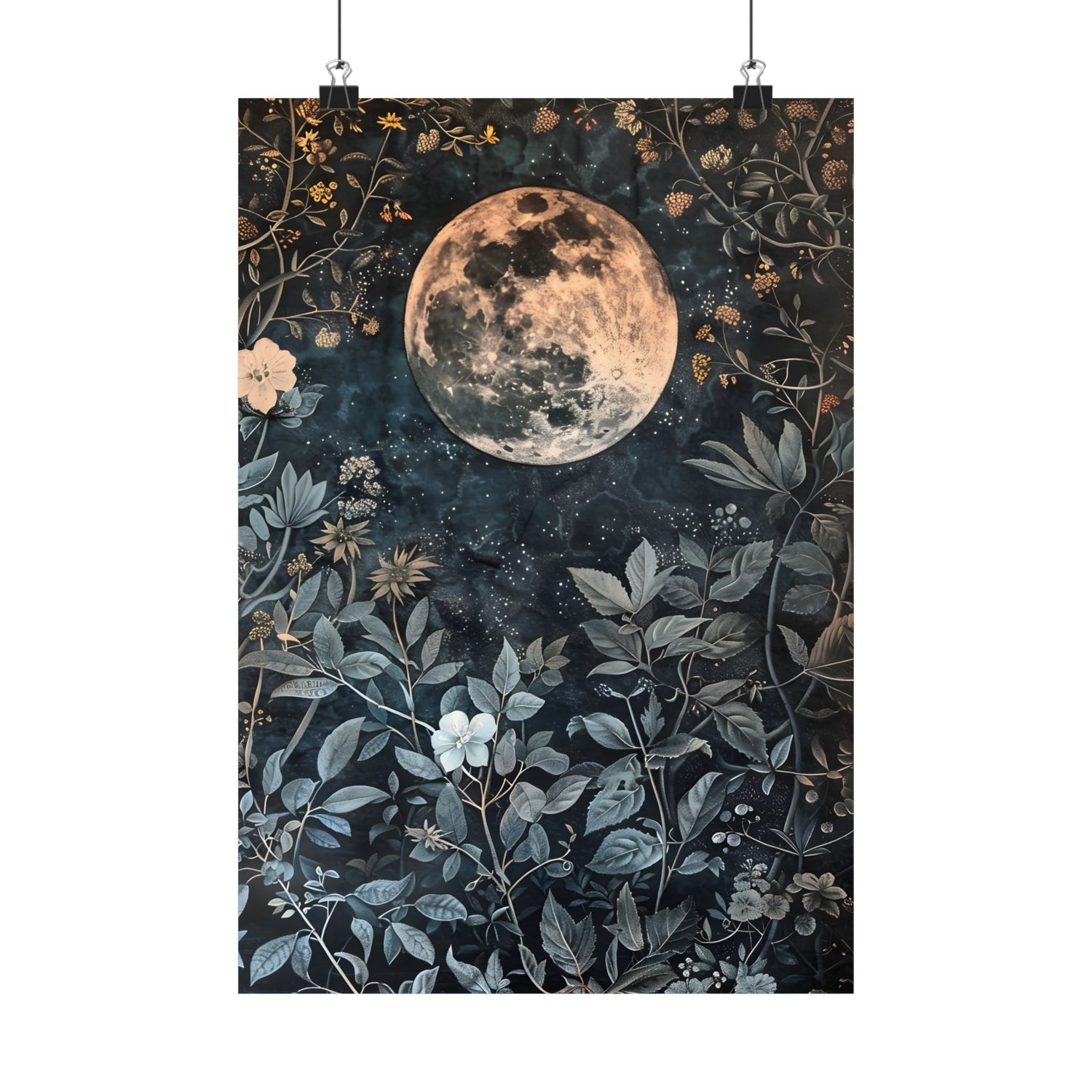 Midnight Moonlit Garden