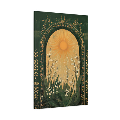 1.25" Matte Canvas - Lily of the Valley Archway