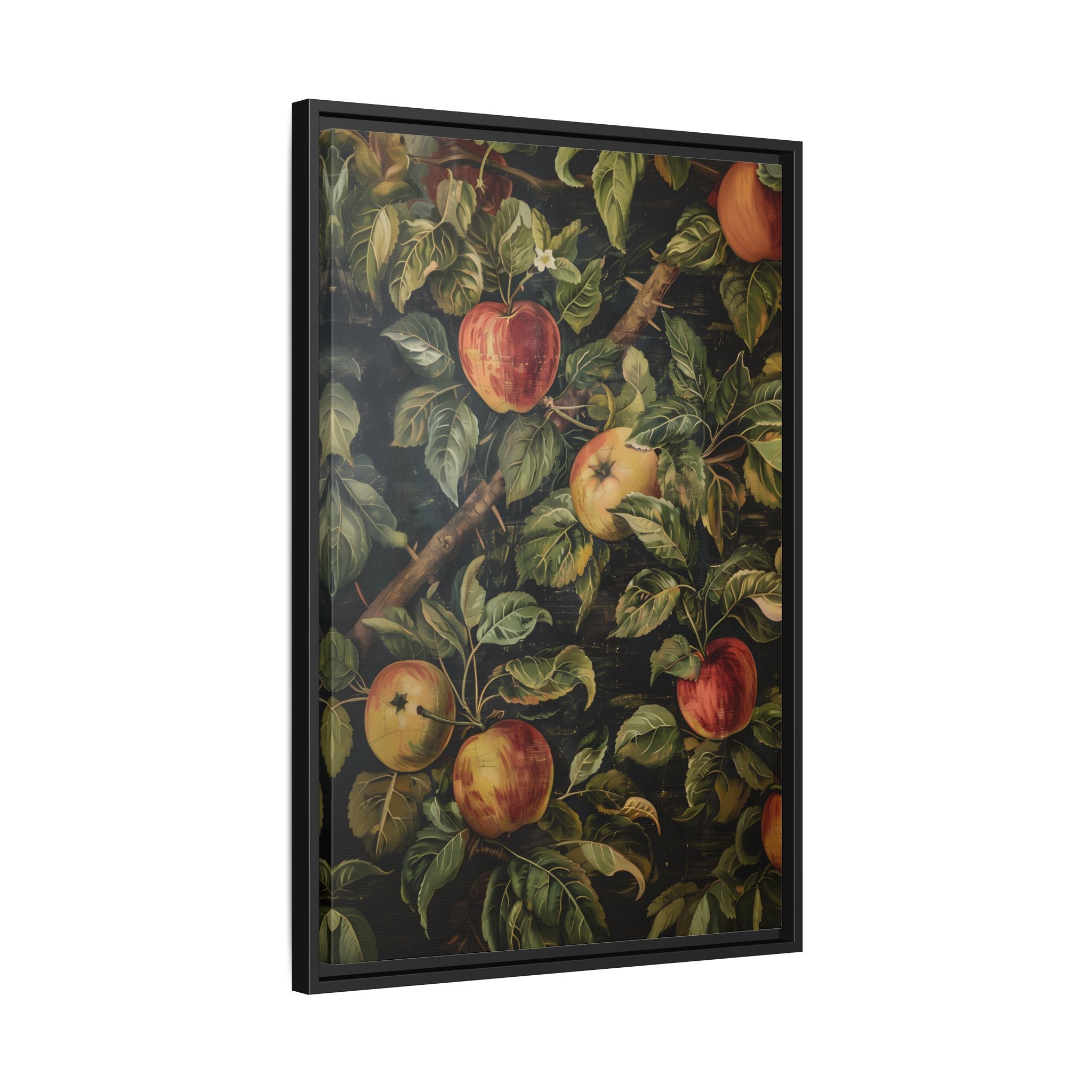 Framed Canvas - Orchard Harvest Apples