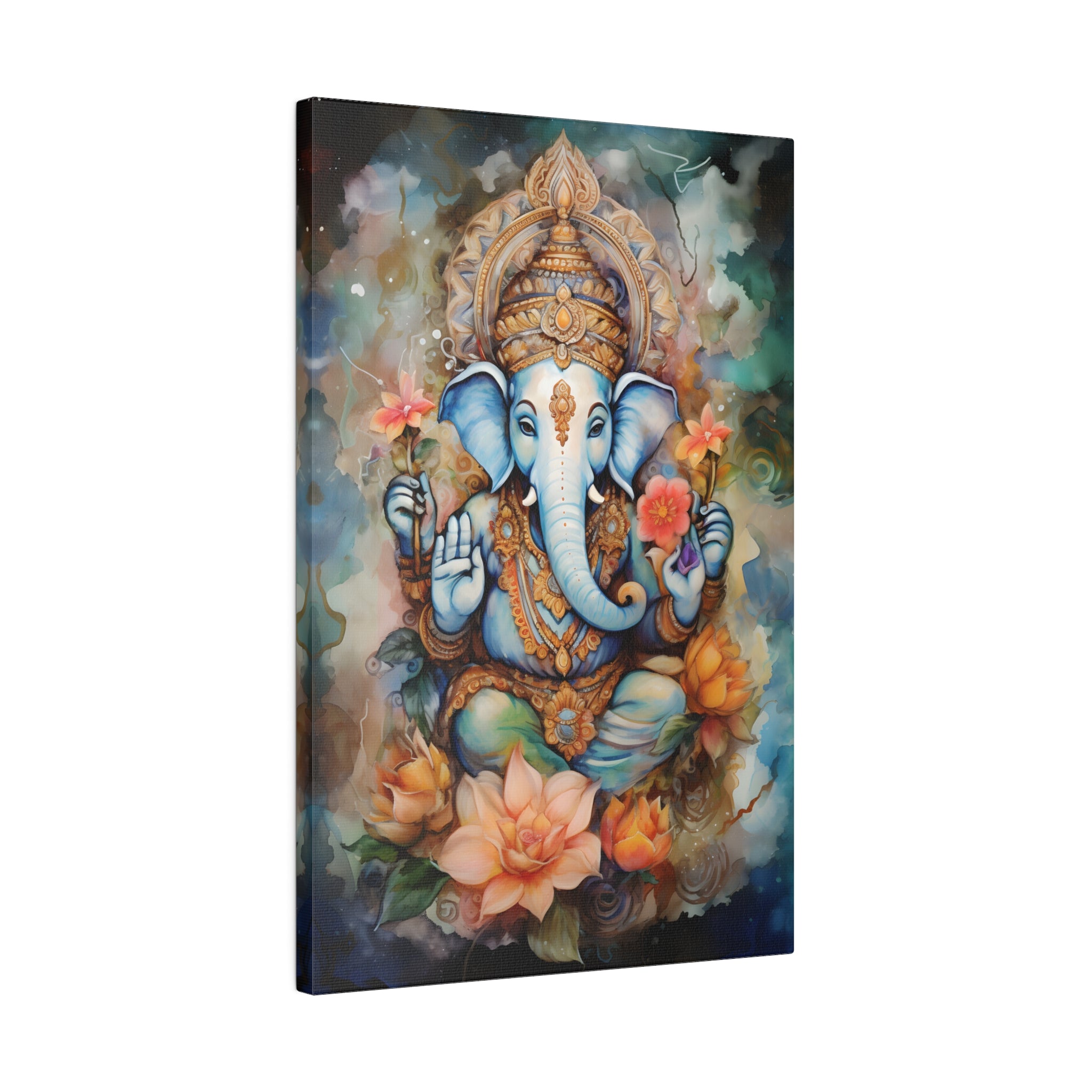 .75&quot; Matte Canvas - Ganesha&