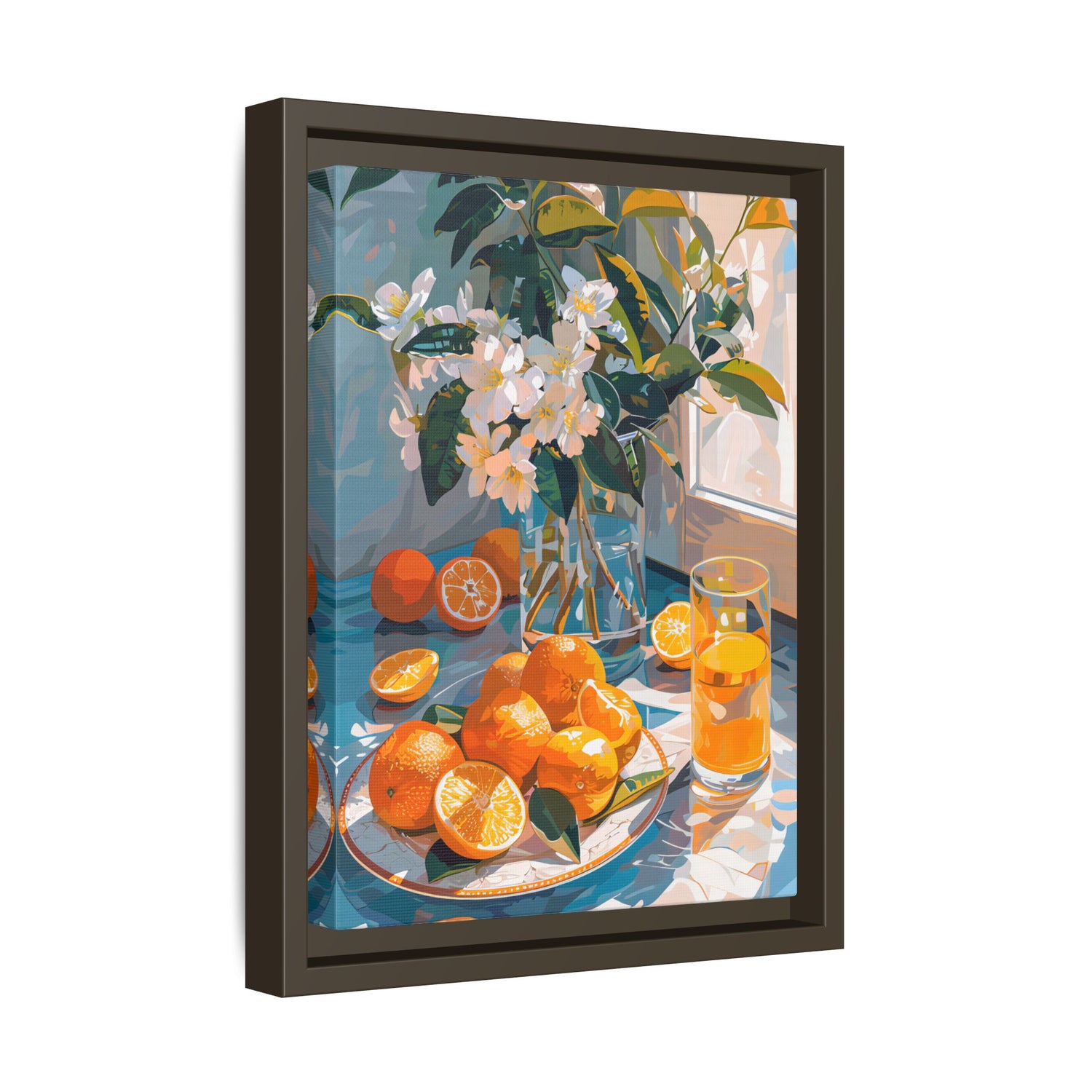 Framed Canvas - Citrus Blossom Morning