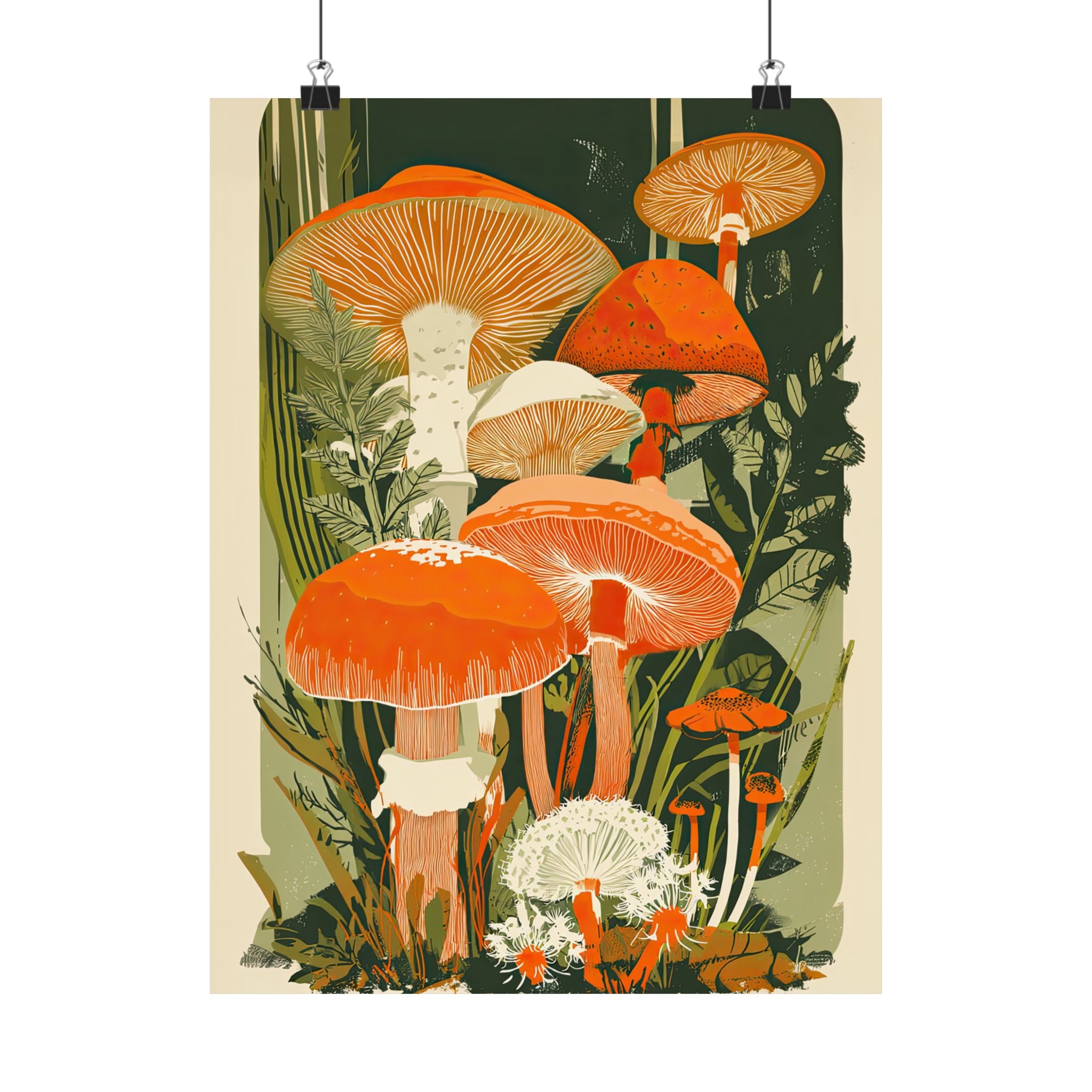 Groovy Woodland Mushrooms