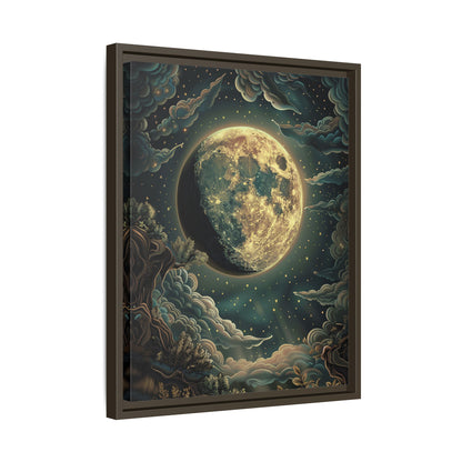 Framed Canvas - Waxing Gibbous Dreamscape