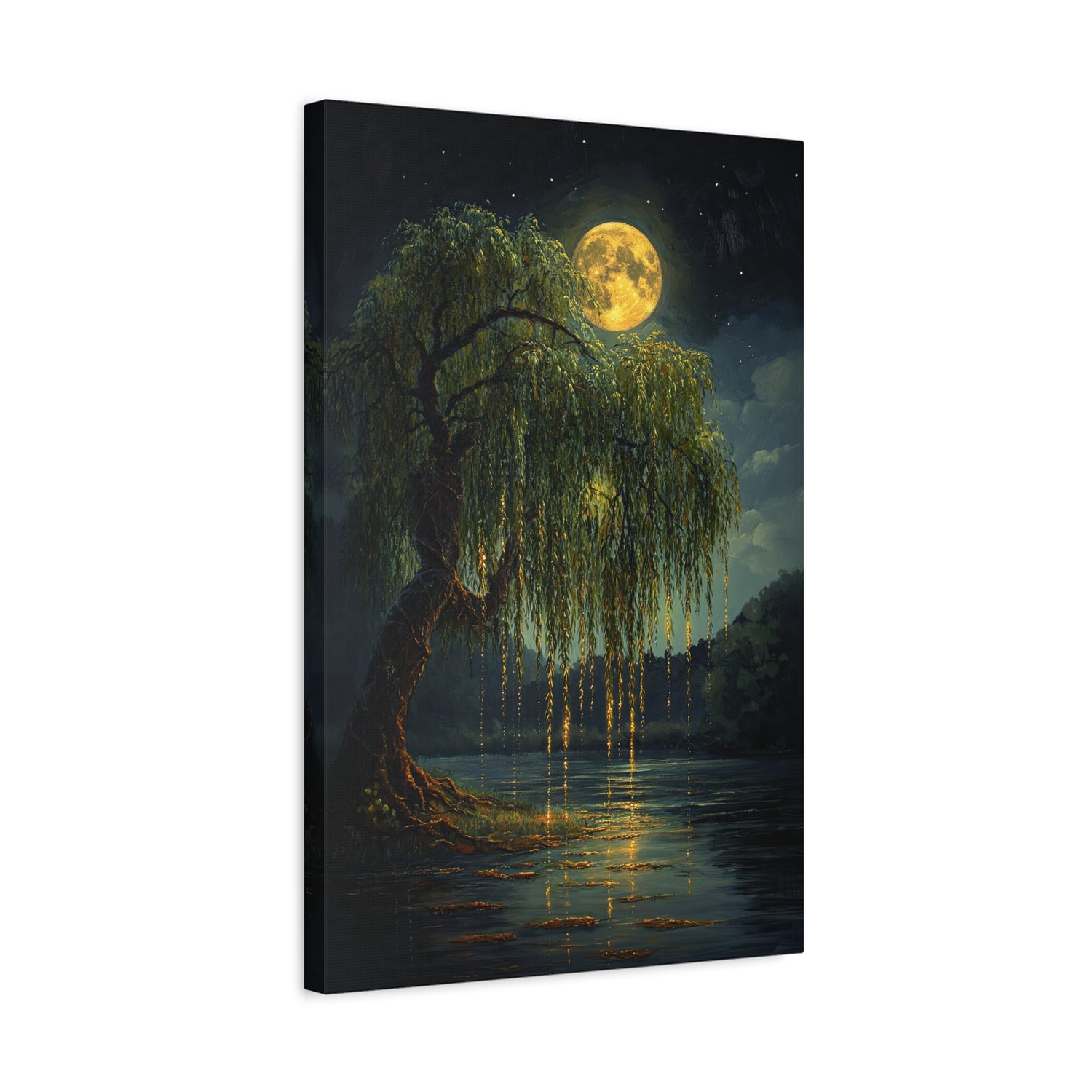 1.25" Matte Canvas - Moonlit Willow Glow