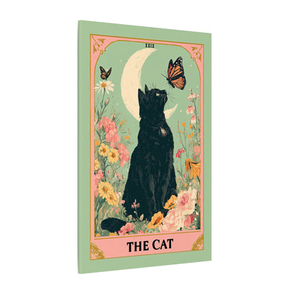 .75" Matte Canvas - Moonlight Familiar Tarot Cat