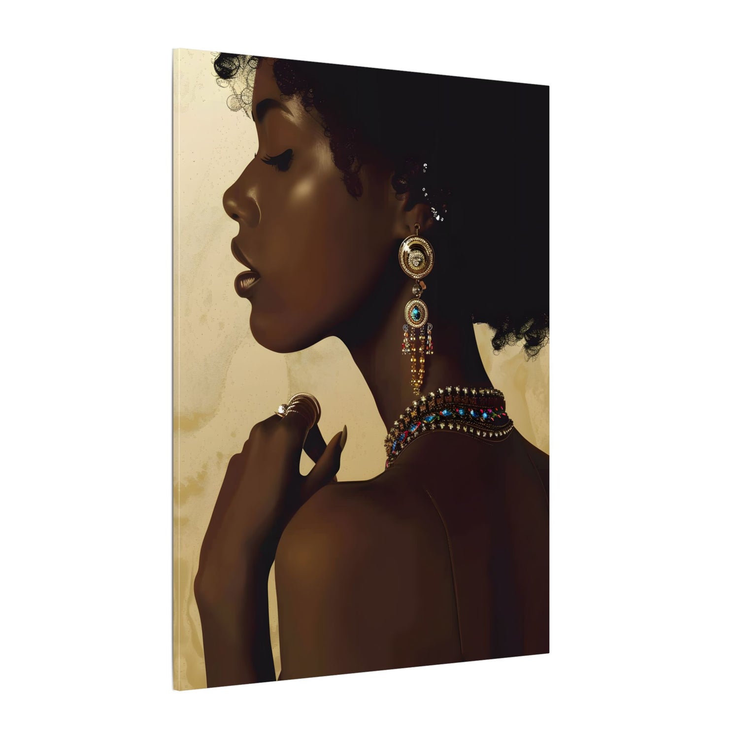 .75" Matte Canvas - Regal Jewel Toned Muse
