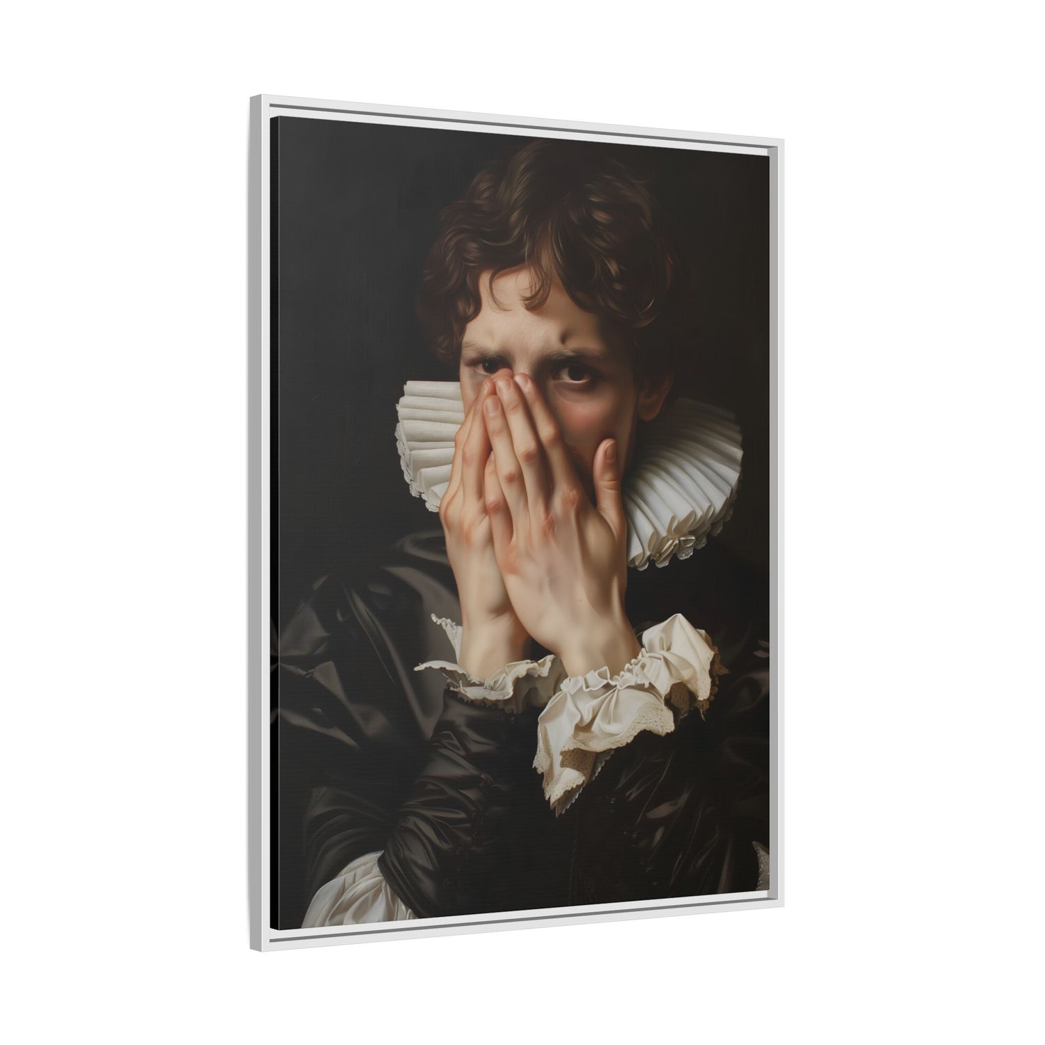 Framed Canvas - The Foul Flush Reaction