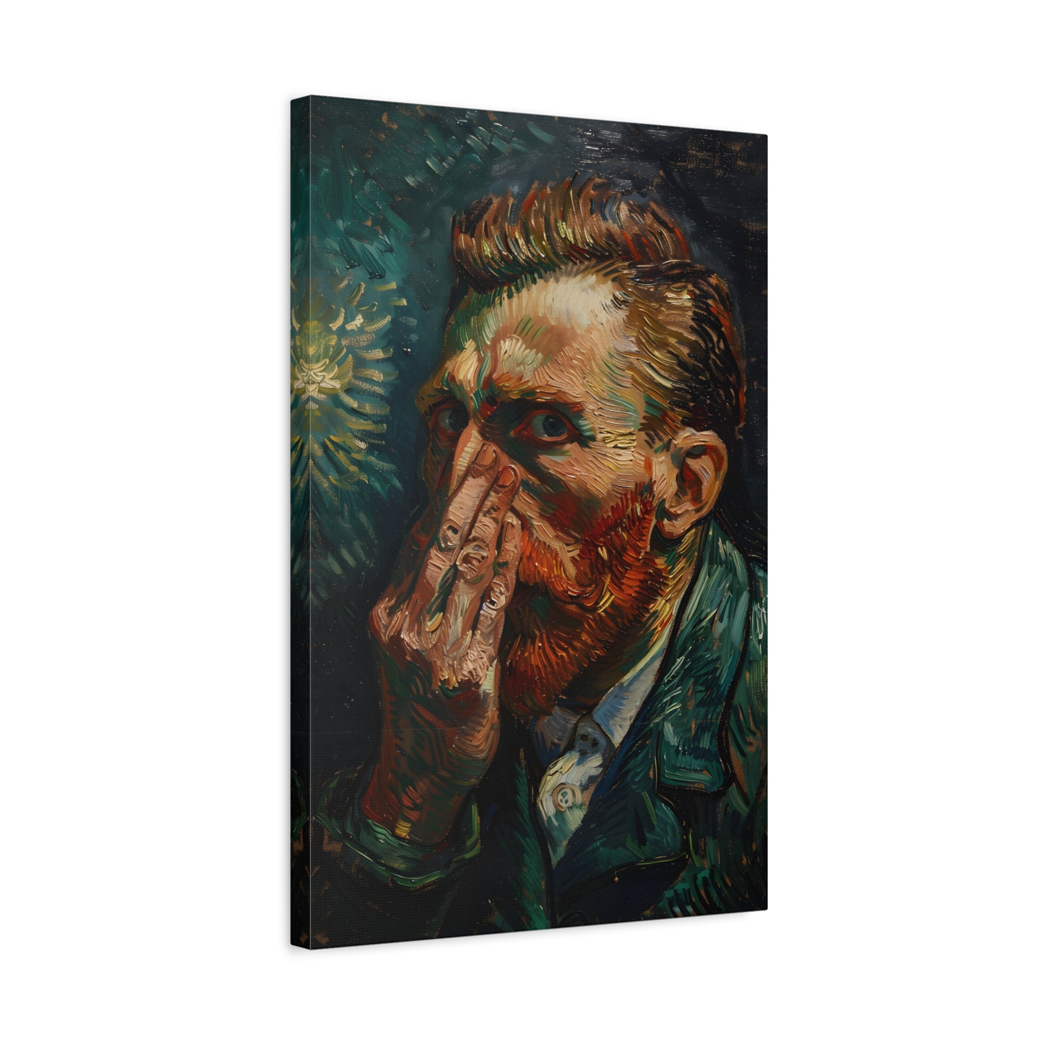 1.25" Matte Canvas - Van Gogh Stinky Glare
