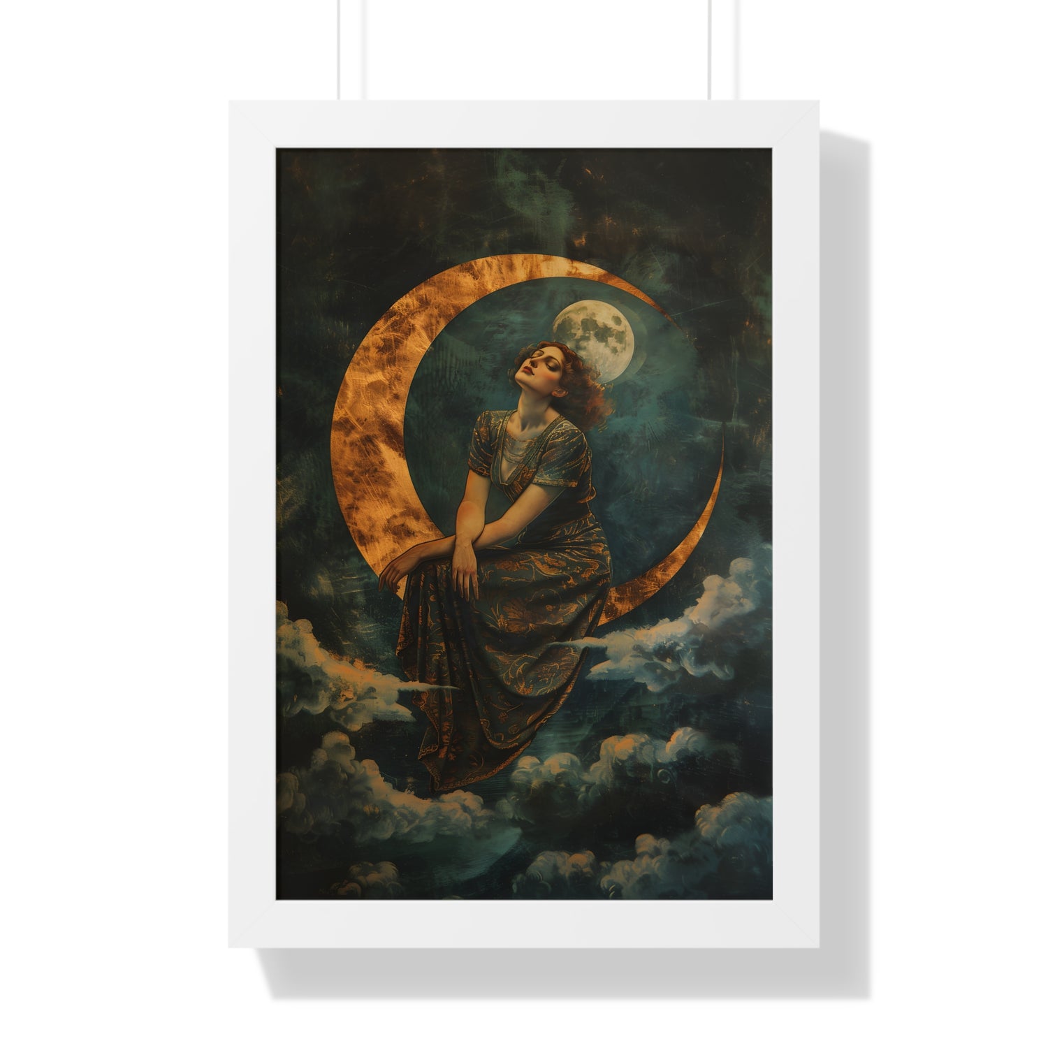 Framed Paper Print - Moonlit Reverie