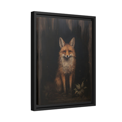 Framed Canvas - Mystical Fox Gaze