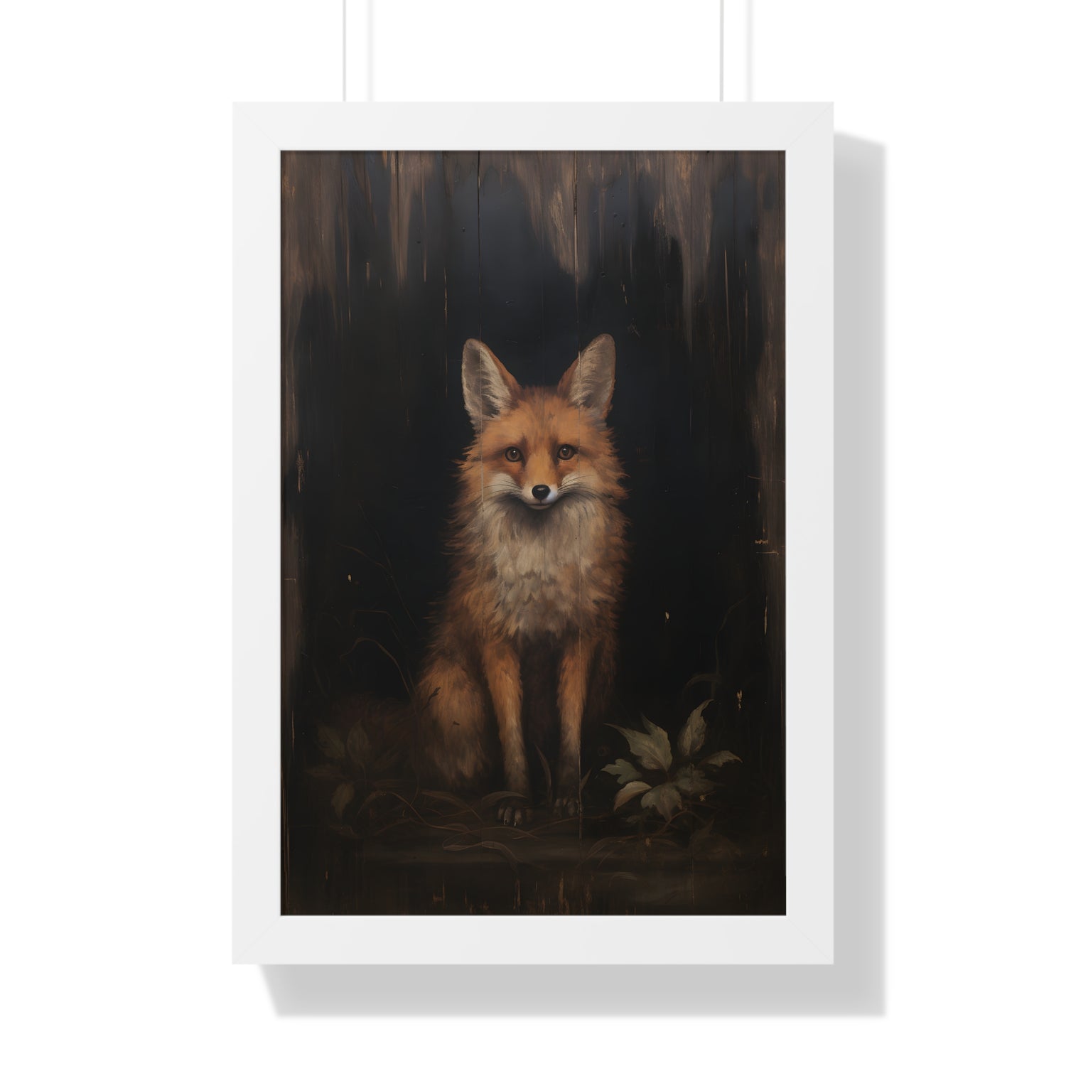 Framed Paper Print - Mystical Fox Gaze