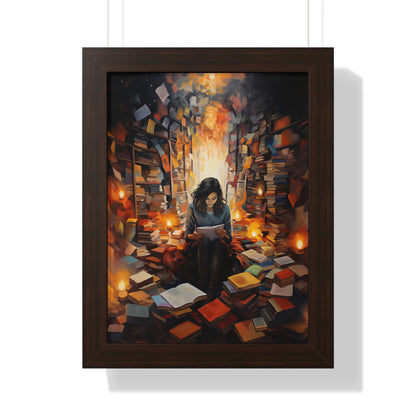 Framed Paper Print - The Sanctuary of Stories