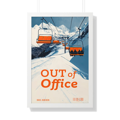 Framed Paper Print - Out of Office Skies