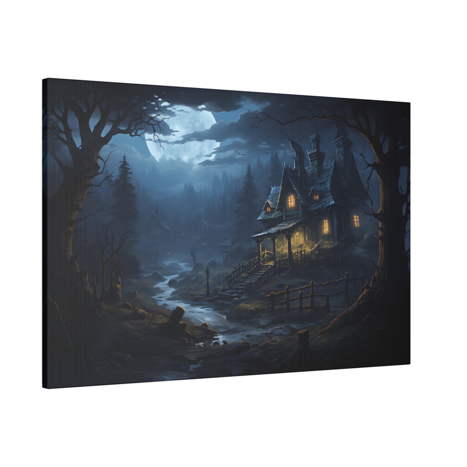 .75&quot; Matte Canvas -  Moonlit Whispers of Whimsigoth