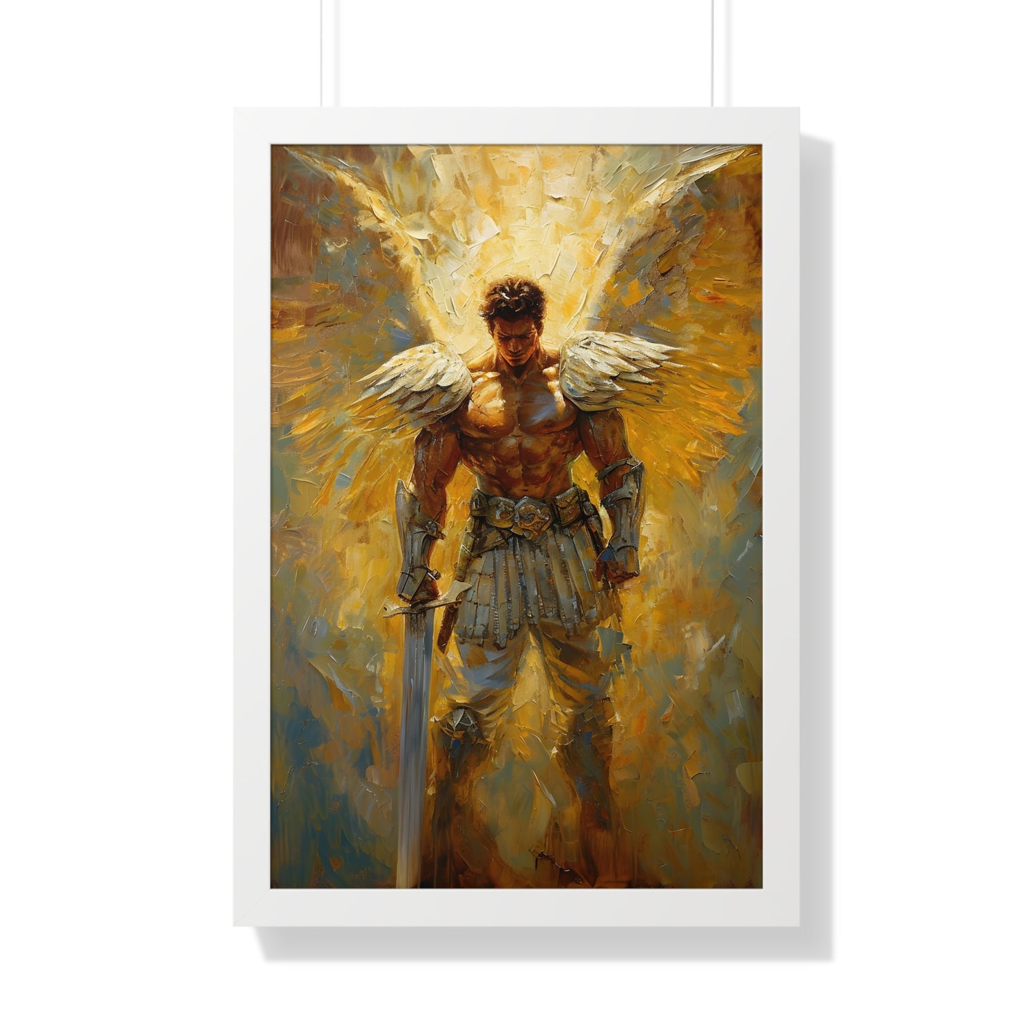 Framed Paper Print - Celestial Warrior&