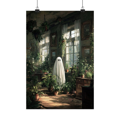 Ghost Among Houseplants