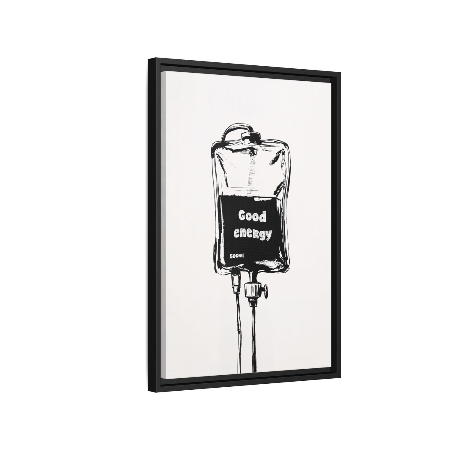 Framed Canvas - Good Energy IV Bag