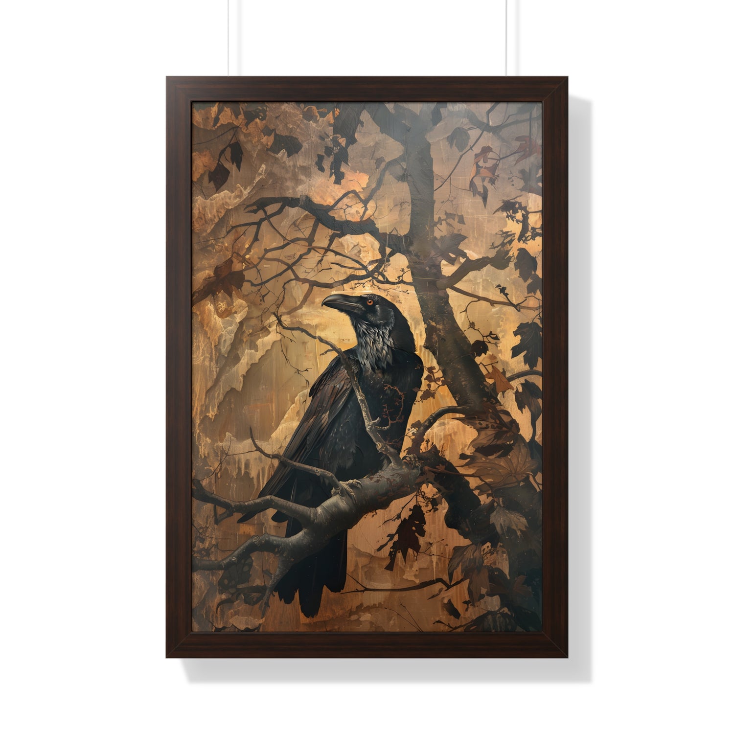 Framed Paper Print - Majestic Raven&