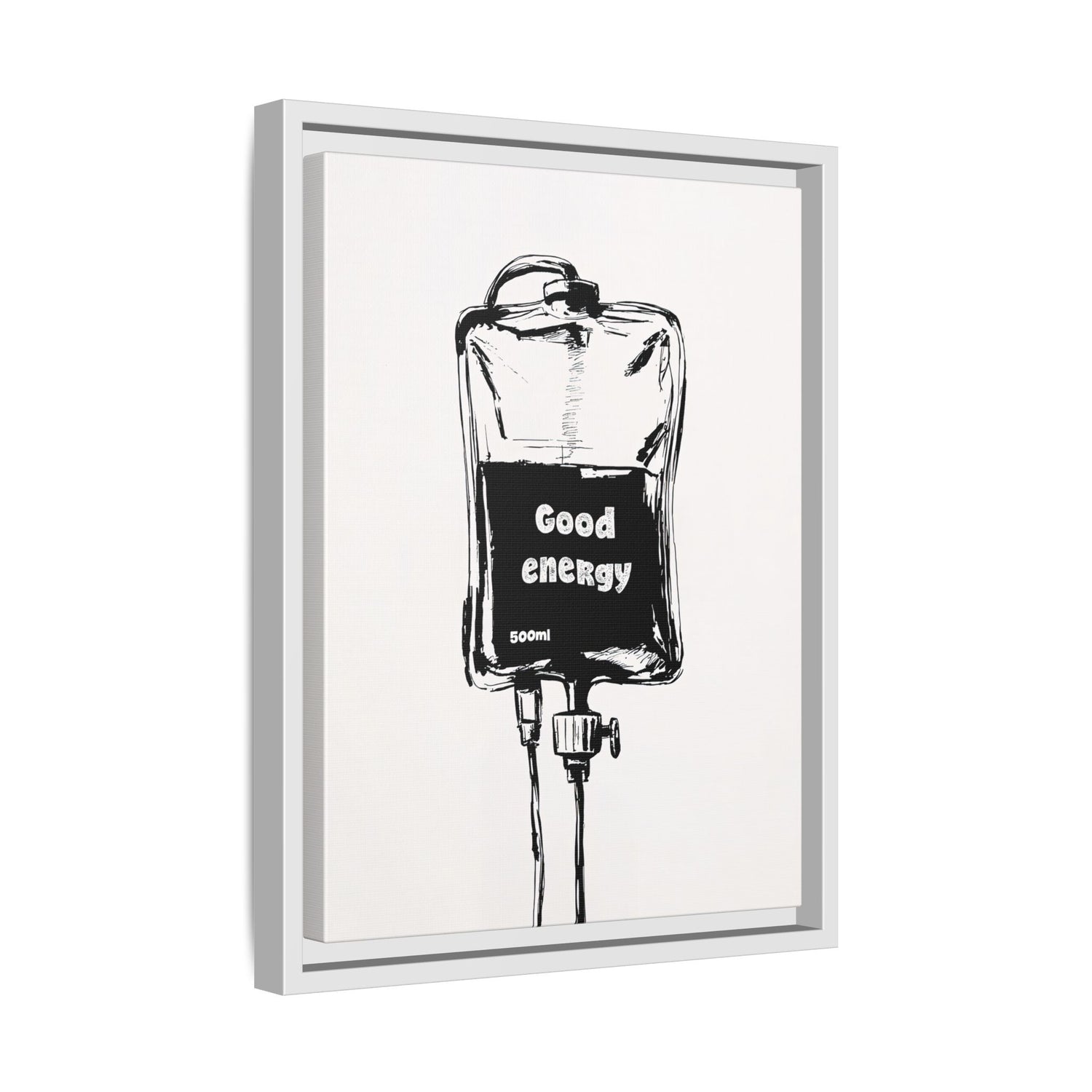 Framed Canvas - Good Energy IV Bag