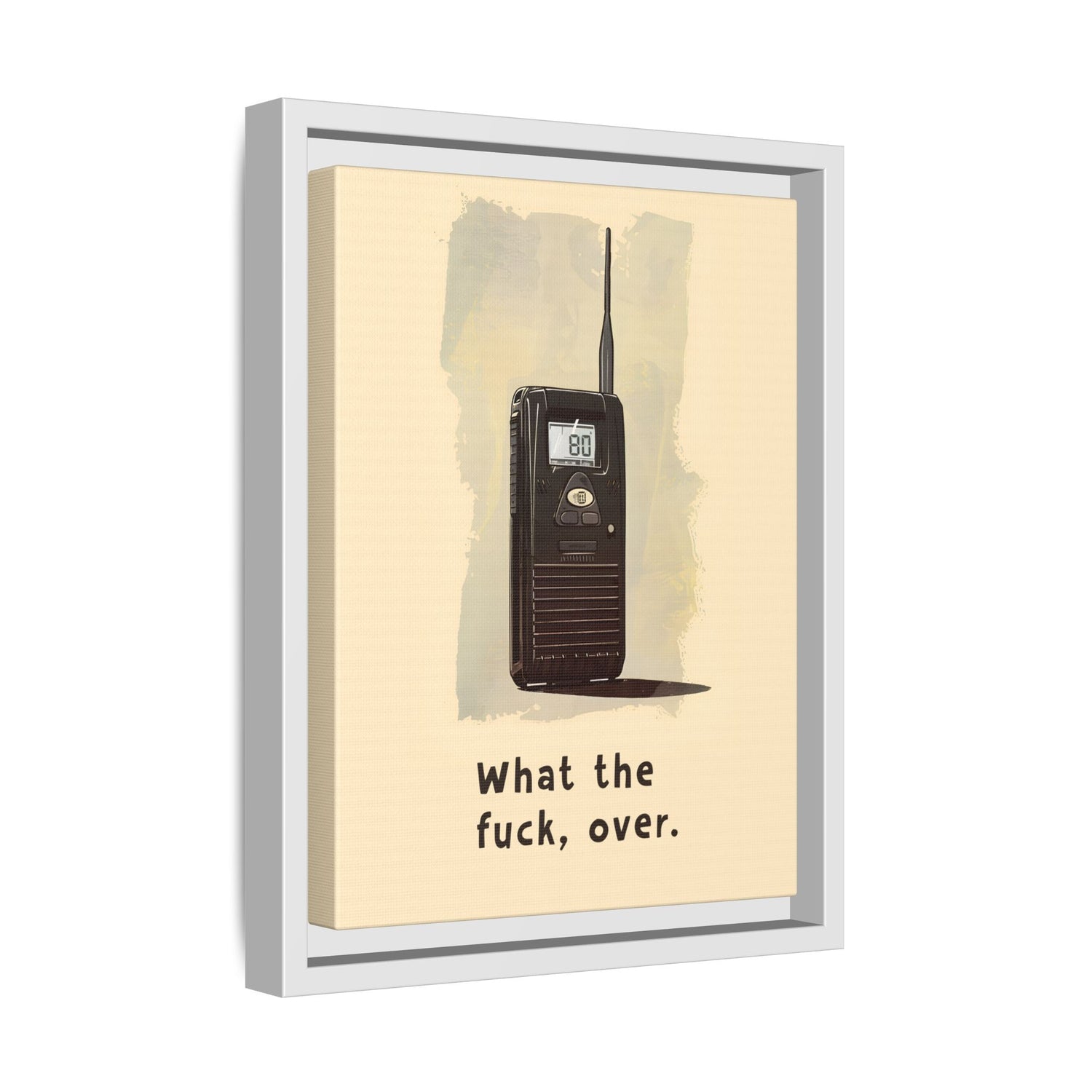 Framed Canvas - Walkie Talkie WTF Moment
