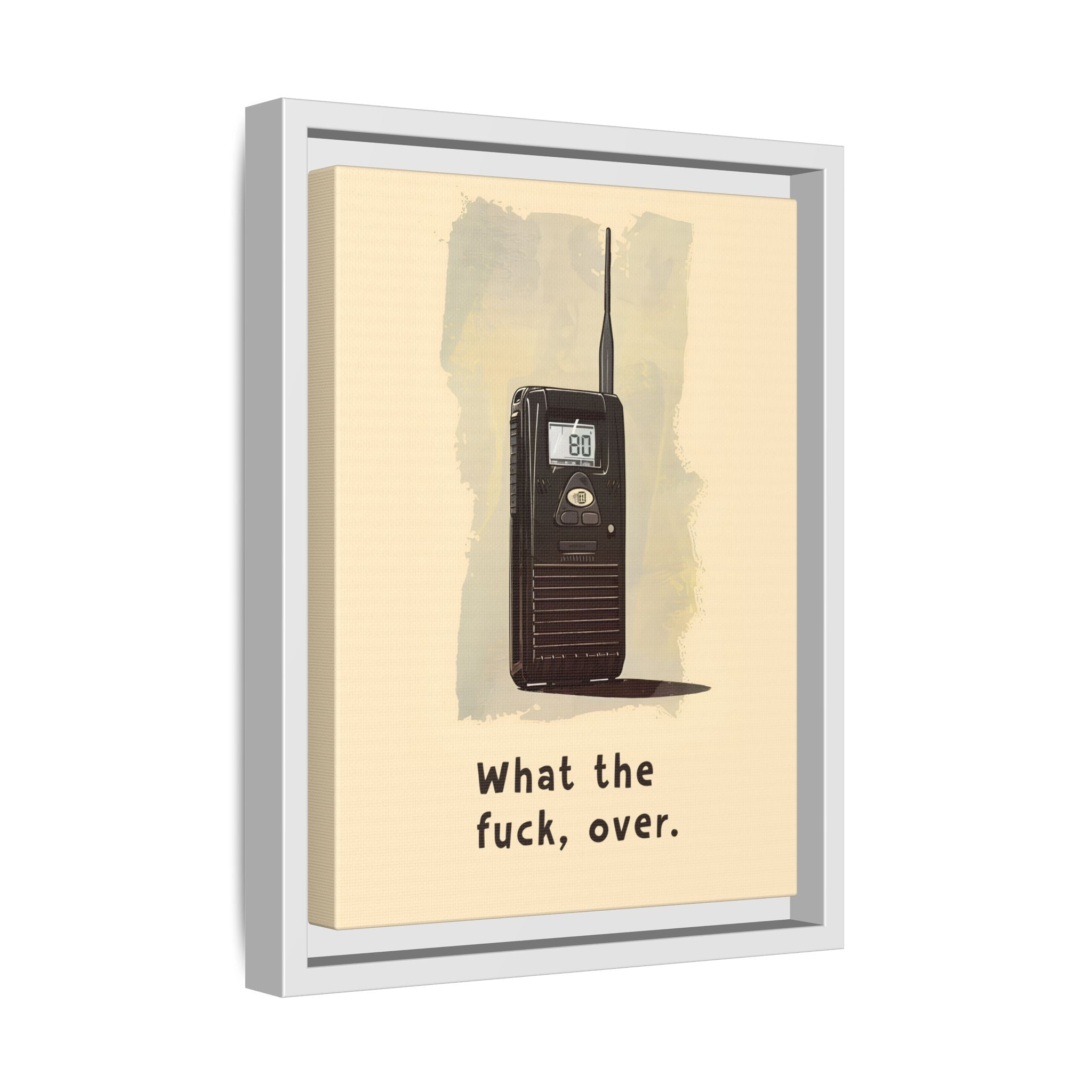 Framed Canvas - Walkie Talkie WTF Moment