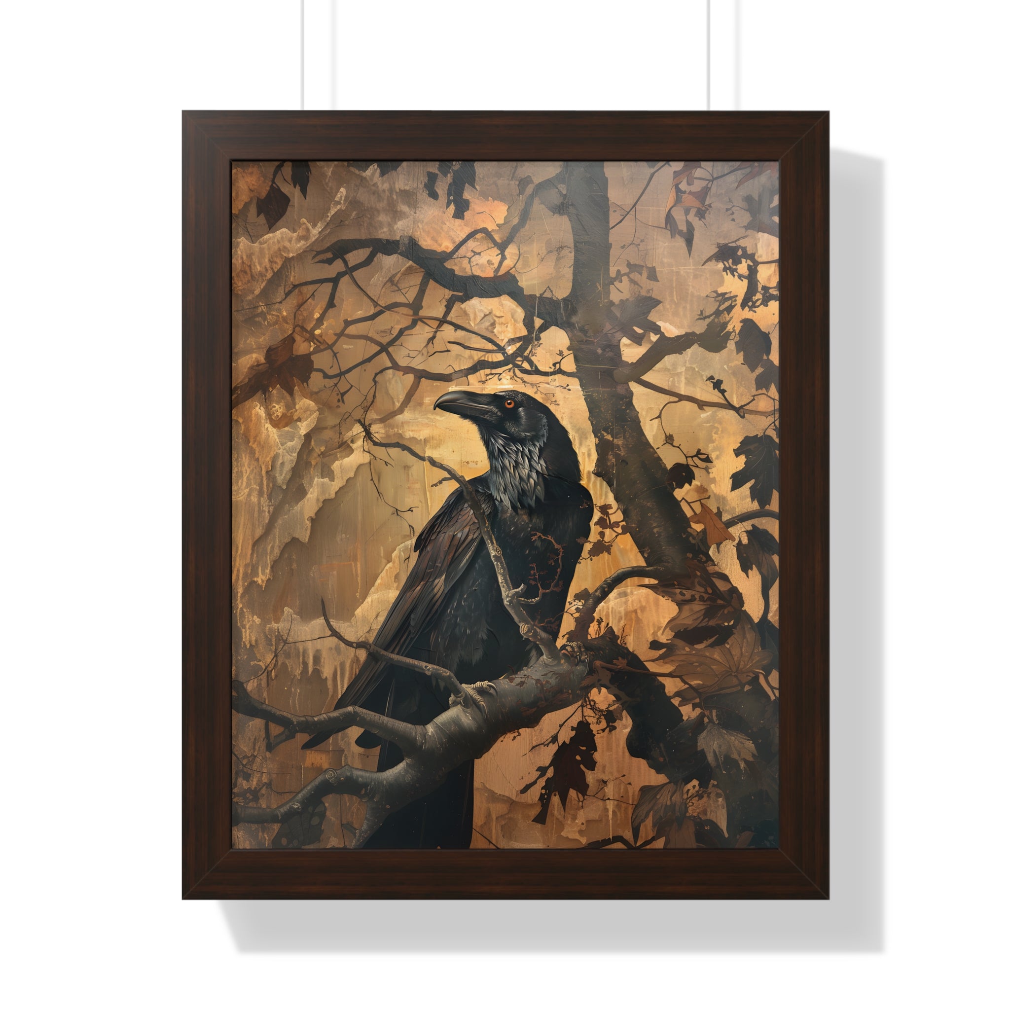 Framed Paper Print - Majestic Raven&