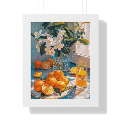 Framed Paper Print - Citrus Blossom Morning