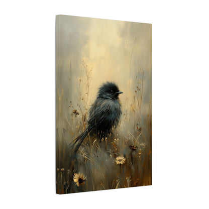 .75" Matte Canvas - Golden Meadow Bird