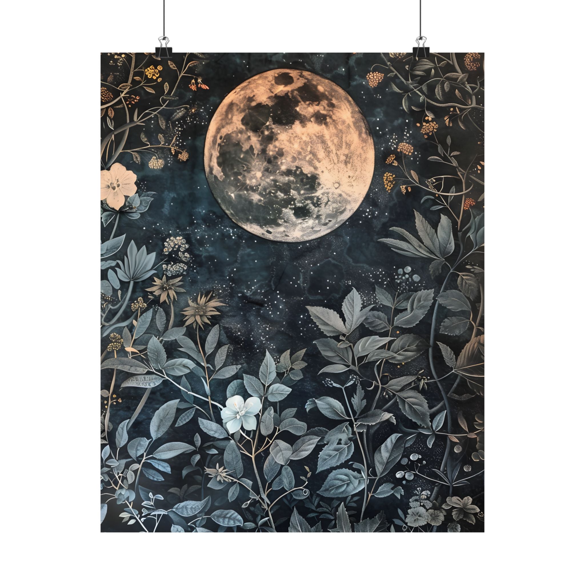 Midnight Moonlit Garden