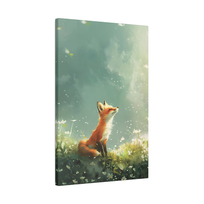 .75&quot; Matte Canvas - Dandelion Fox Wonder