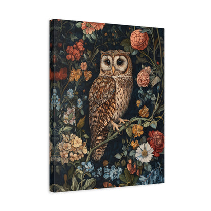 1.25" Matte Canvas - Guardian of the Floral Night