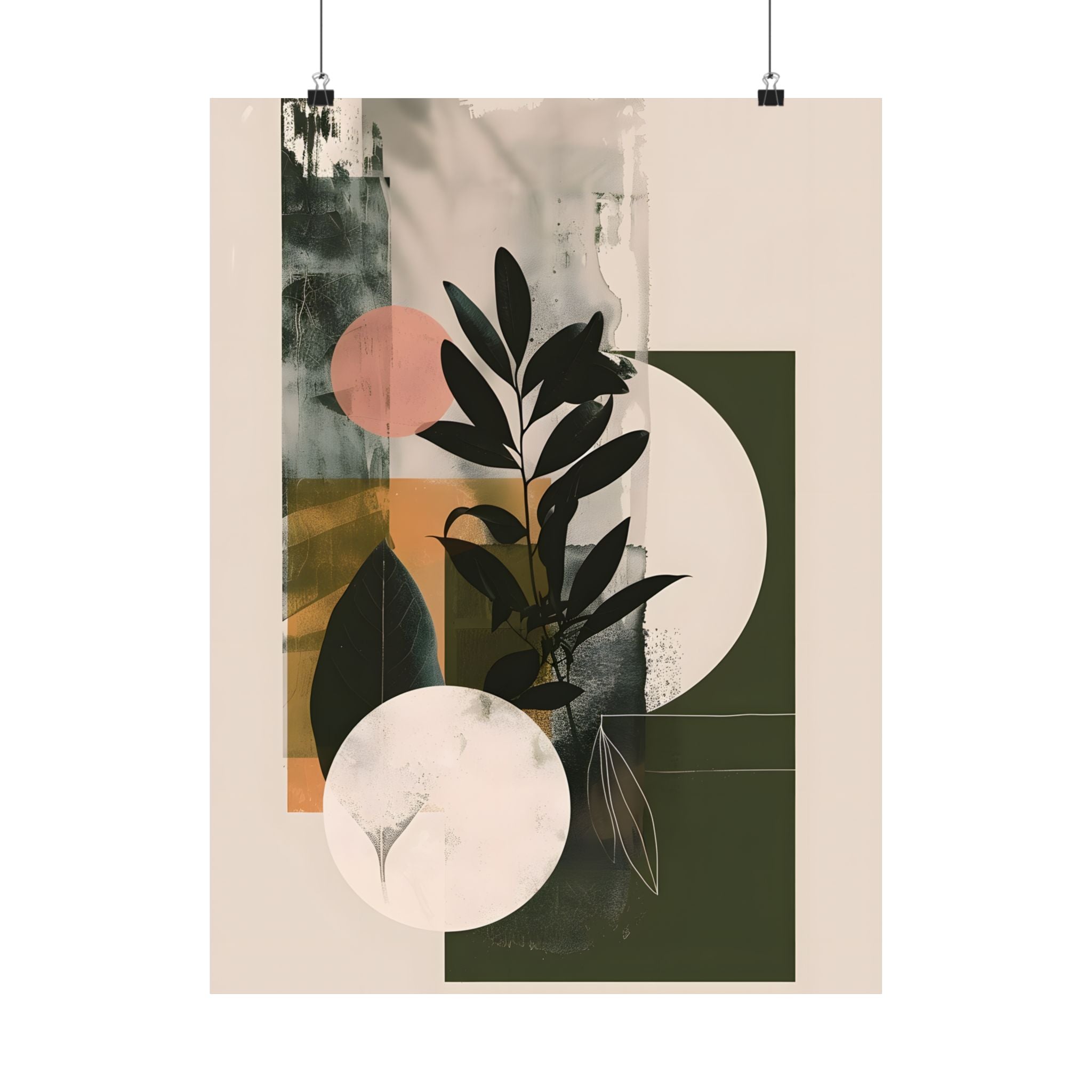 Earthy Geometric Botanicals