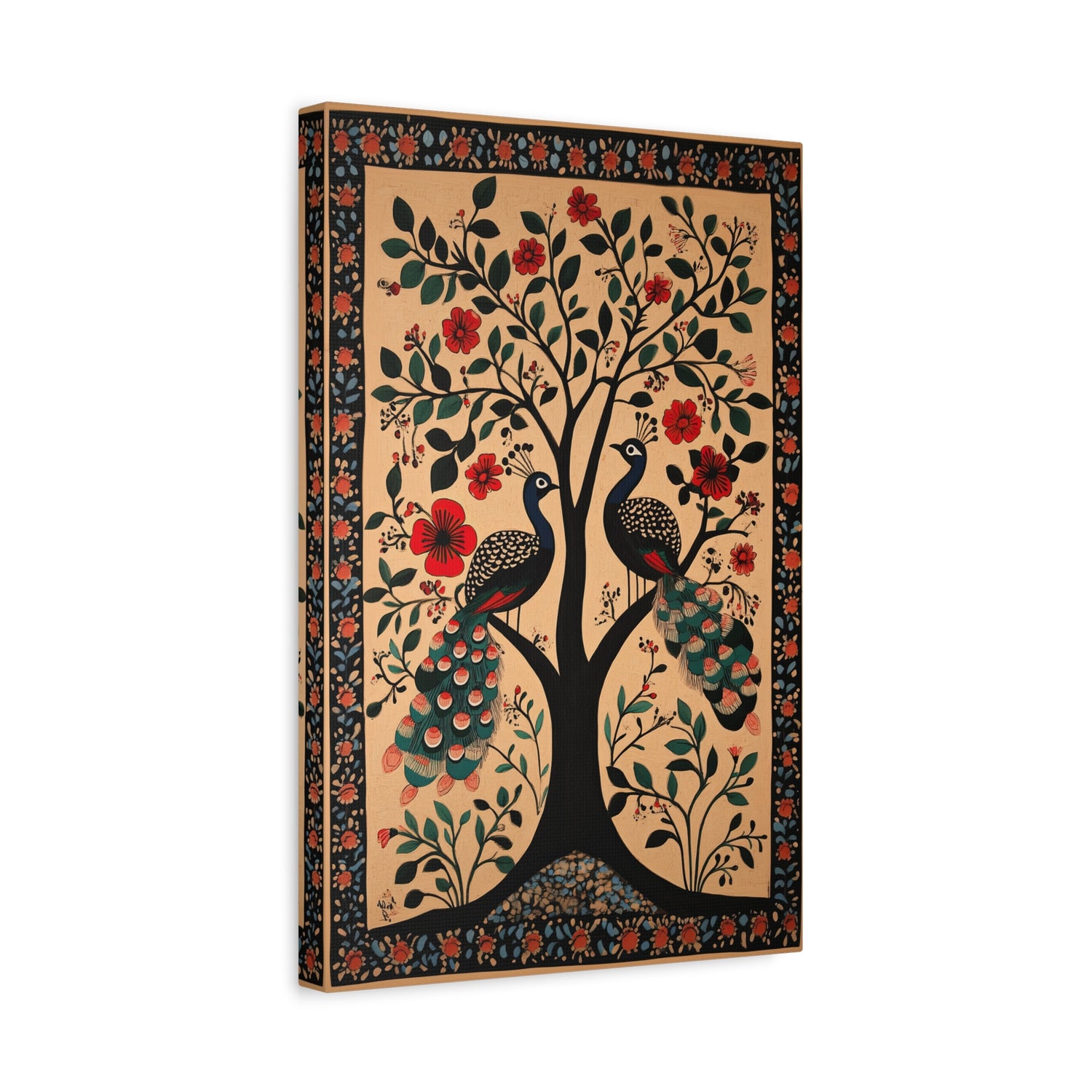 1.25" Matte Canvas - Lovers Under Blooming Canopy