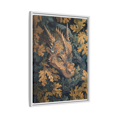 Framed Canvas - Enchanted Forest Dragon