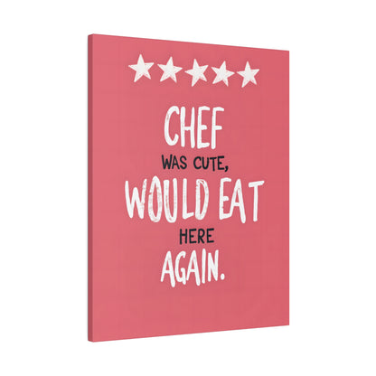 .75&quot; Matte Canvas - Chef’s Charm