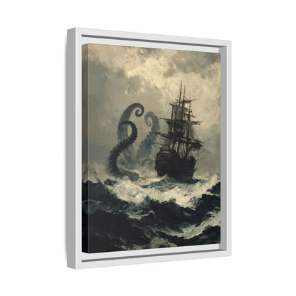 Framed Canvas - Into the Kraken’s Wake